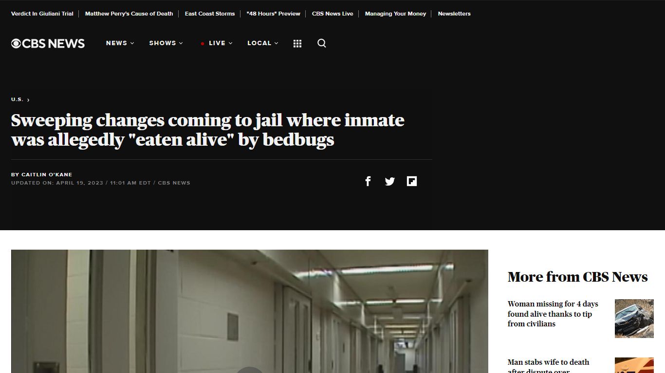 Fulton County Jail where inmate LaShawn Thompson died eaten alive by ...